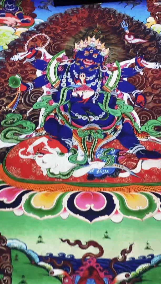 卷轴画精品挂饰 唐卡tk16055