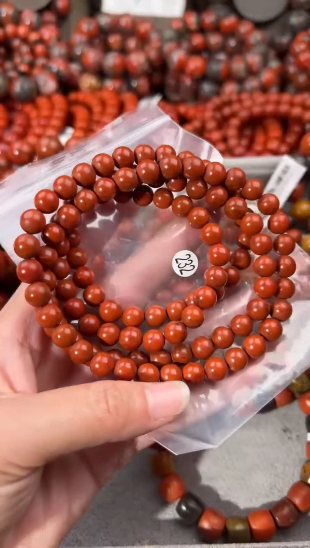 南红玛瑙手串未镶嵌禹*8+