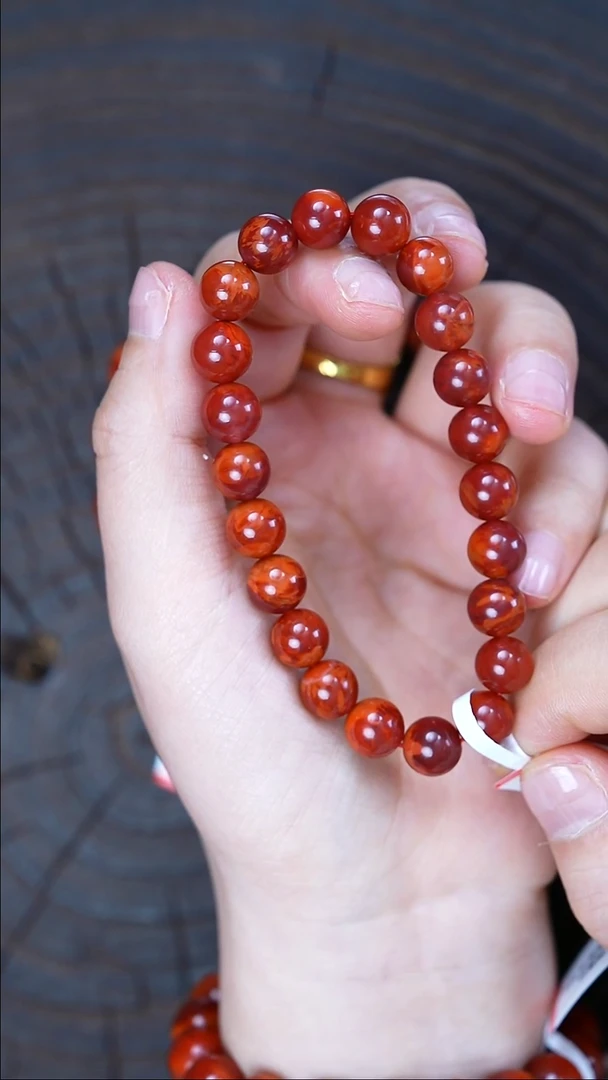 未镶嵌手串南红玛瑙无胶无裂瓦西原矿1108