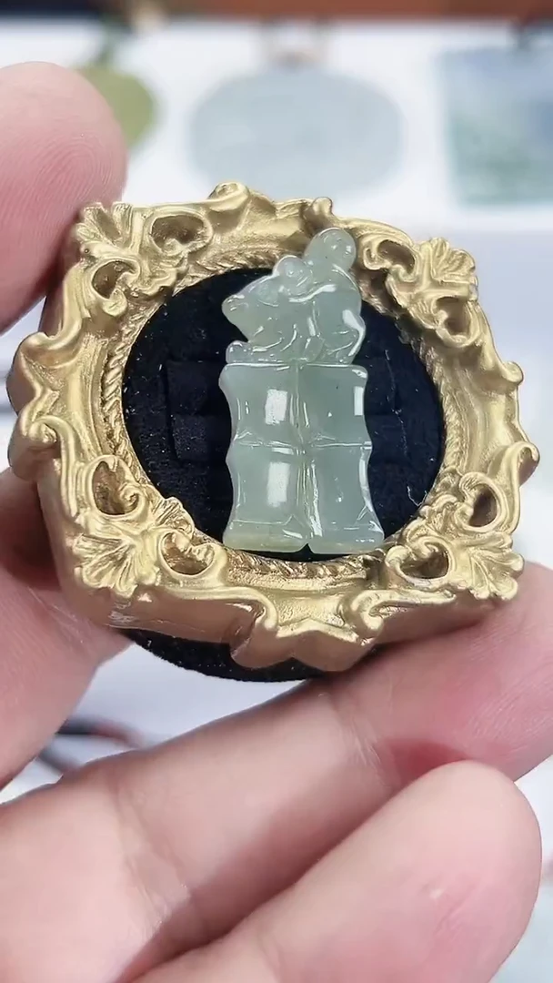 颈饰未镶嵌翡翠天然缅甸A货翡翠