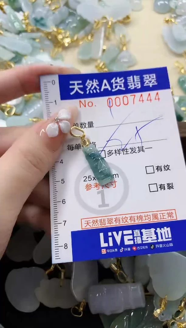 颈饰未镶嵌翡翠天然A货翡翠