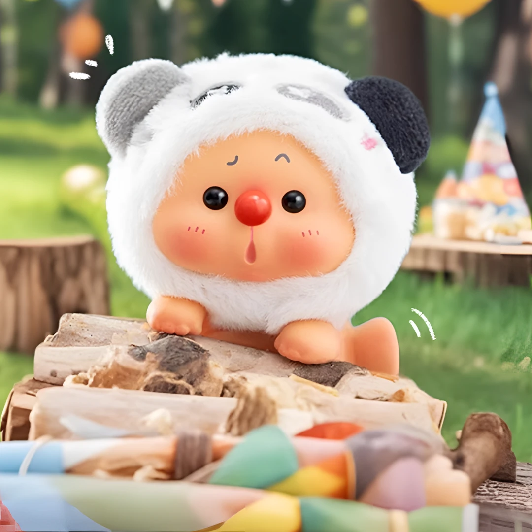 【正版】-OYO熊崽动物趴体系列mini盲盒手办摆件潮玩礼物