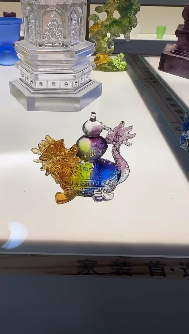 手工艺品琉璃龙龟