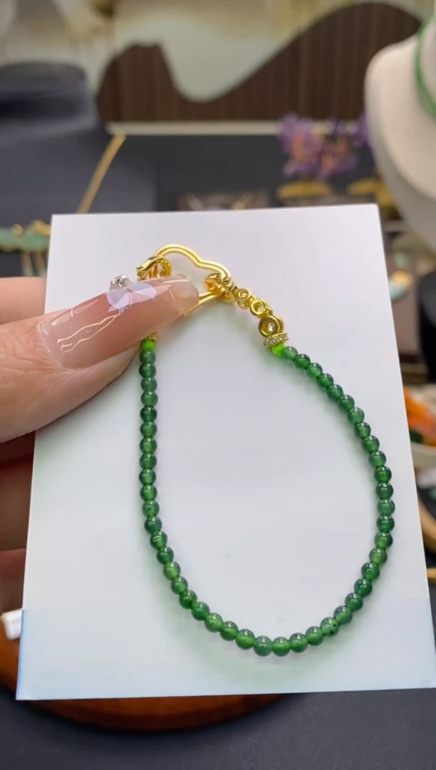 【闪购商品】翡翠颈饰银S925镶嵌净货13187