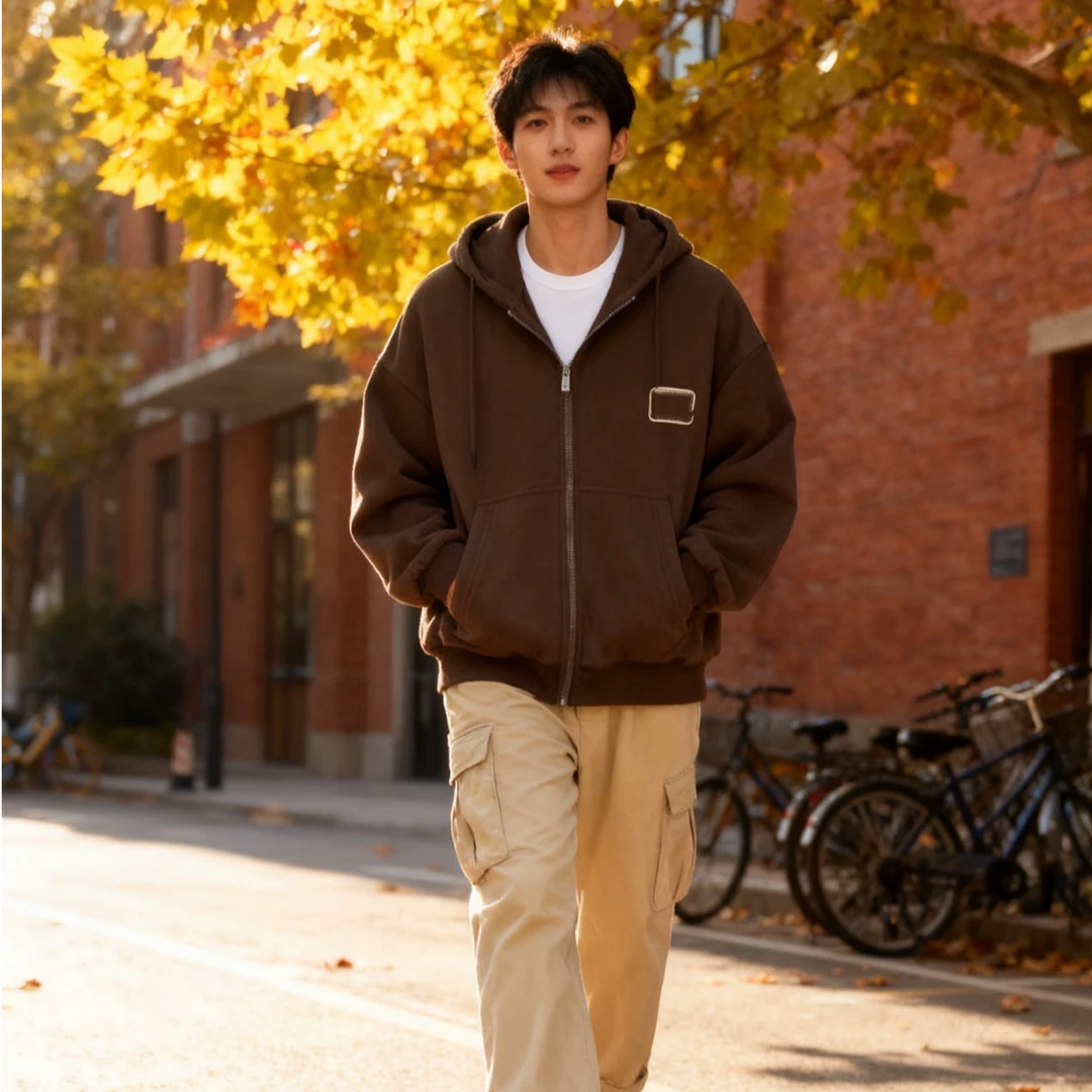 9530709高端专享老林家儿童冬款外套咖色（靠谱）