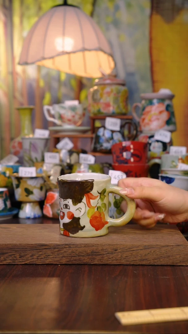 摆件泥垚手作 景德镇手工手绘器物