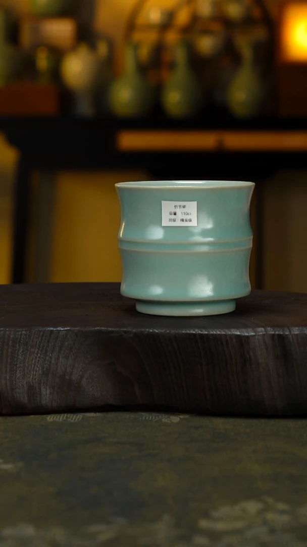 杯子瓷竹节杯-精品