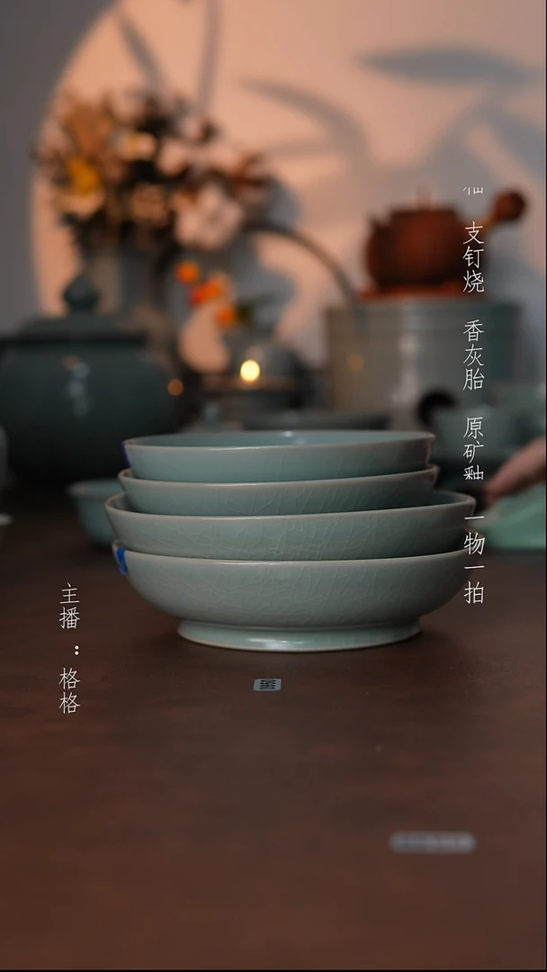 摆件瓷菲*。仿古原矿釉手工16+14