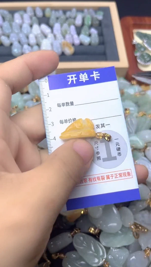 颈饰未镶嵌翡翠天然A货翡翠