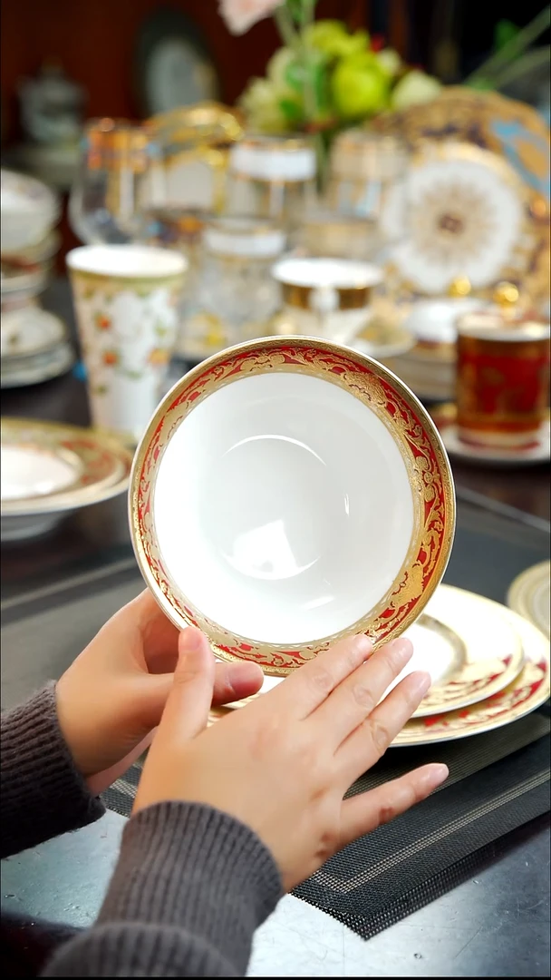 瓷片6英寸水果碗  1个