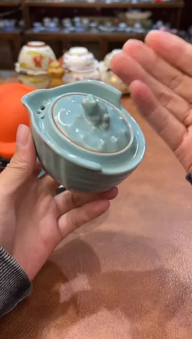 真的很便宜会开片的旅行茶具