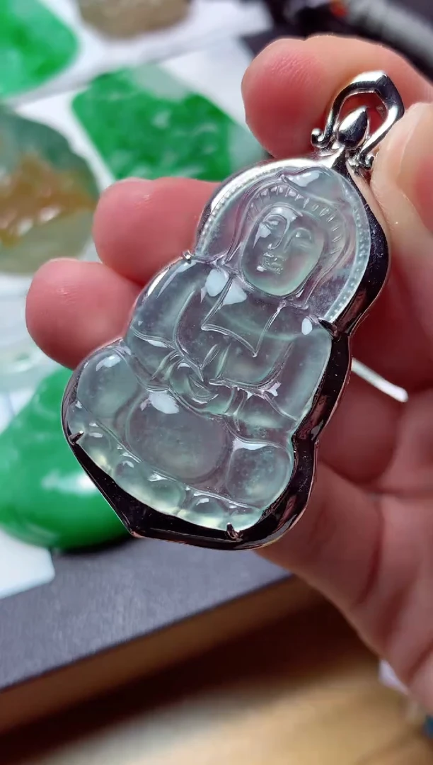 翡翠未镶嵌颈饰天然翡翠