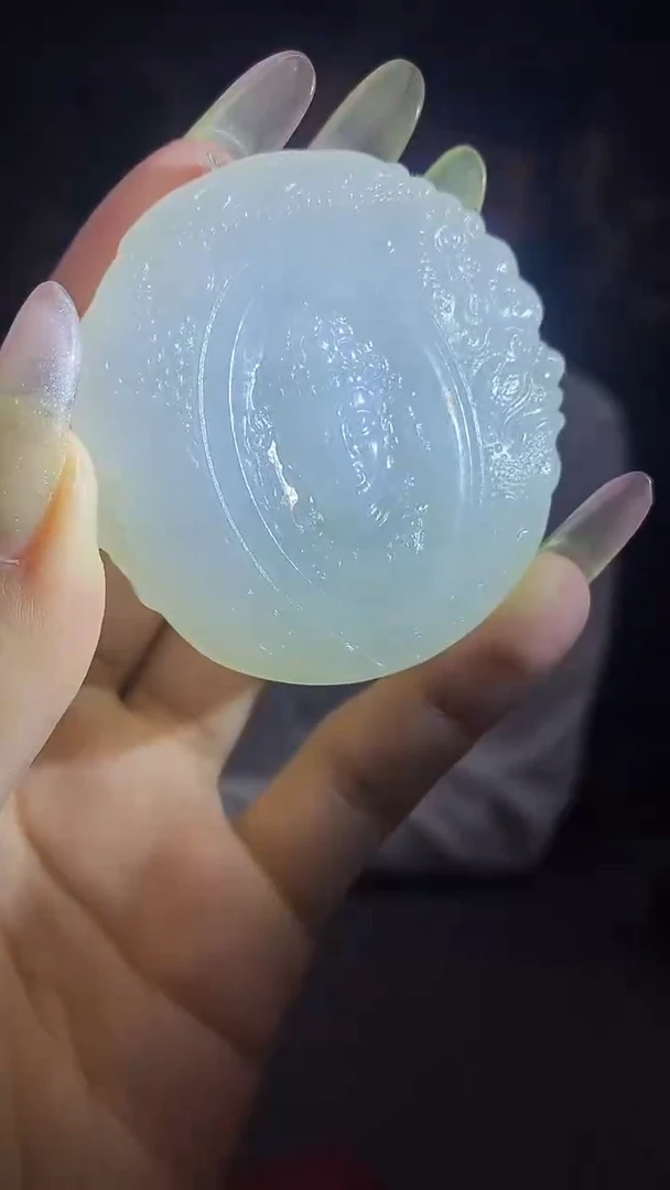 和田玉未镶嵌颈饰c600