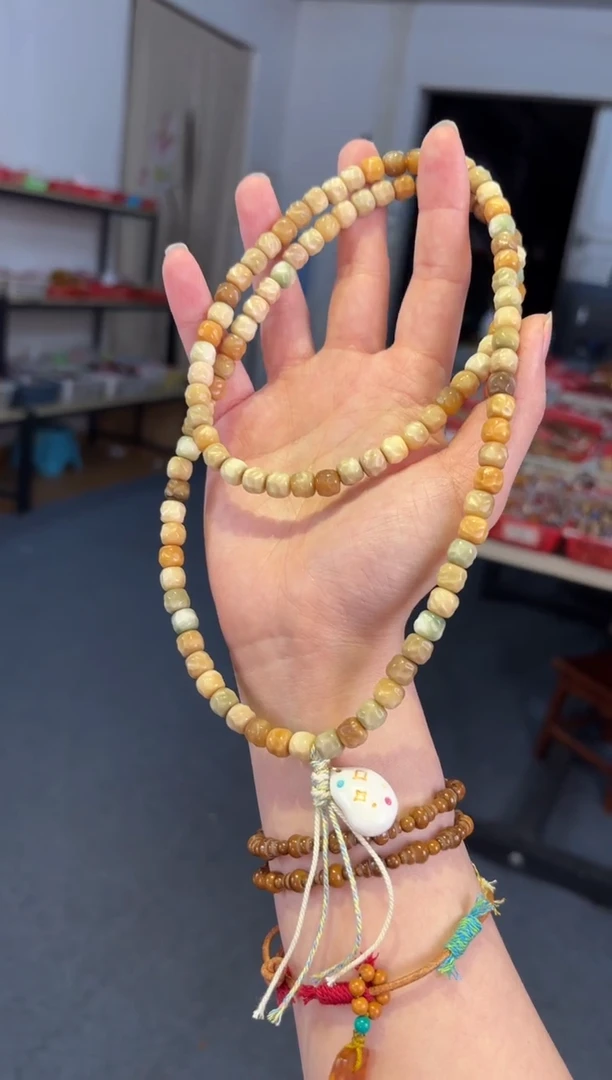 吊坠菩提根/象牙果龙脊无相多宝108颗【配饰】