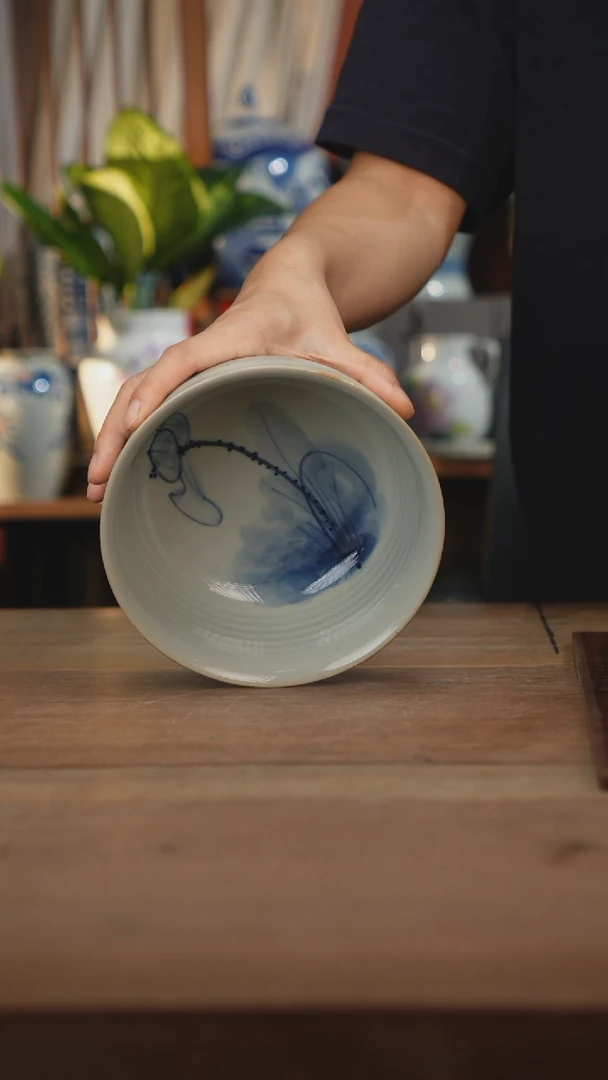 瓷片景德镇设计师釉下手绘陶瓷餐具
