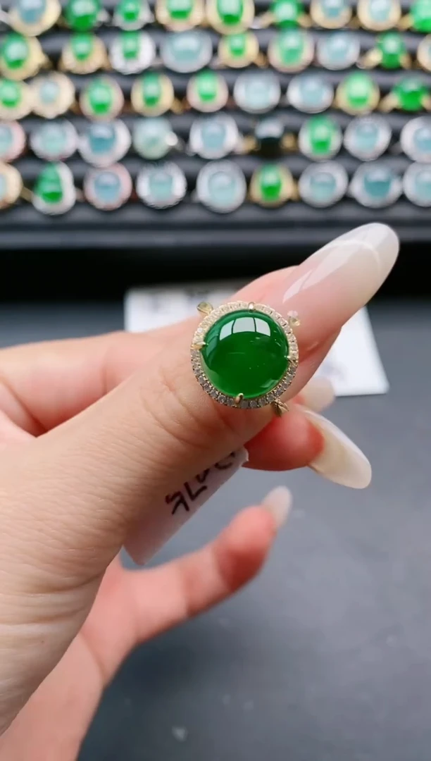 【闪购商品】翡翠戒指银S925镶嵌11111111