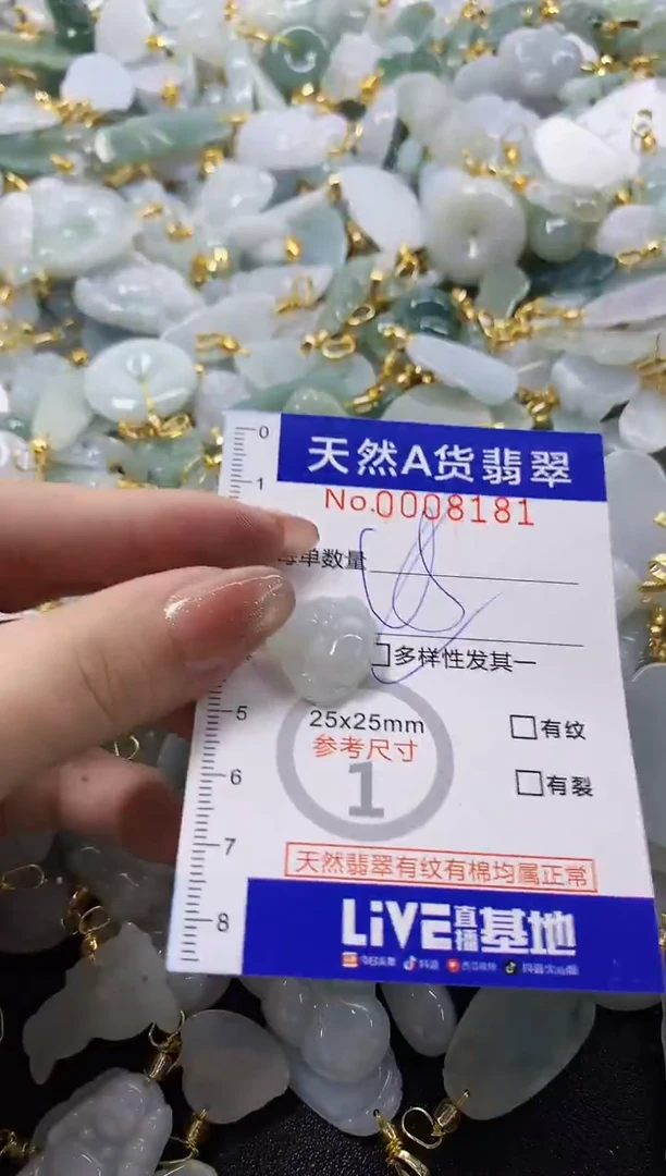 颈饰未镶嵌翡翠天然A货翡翠