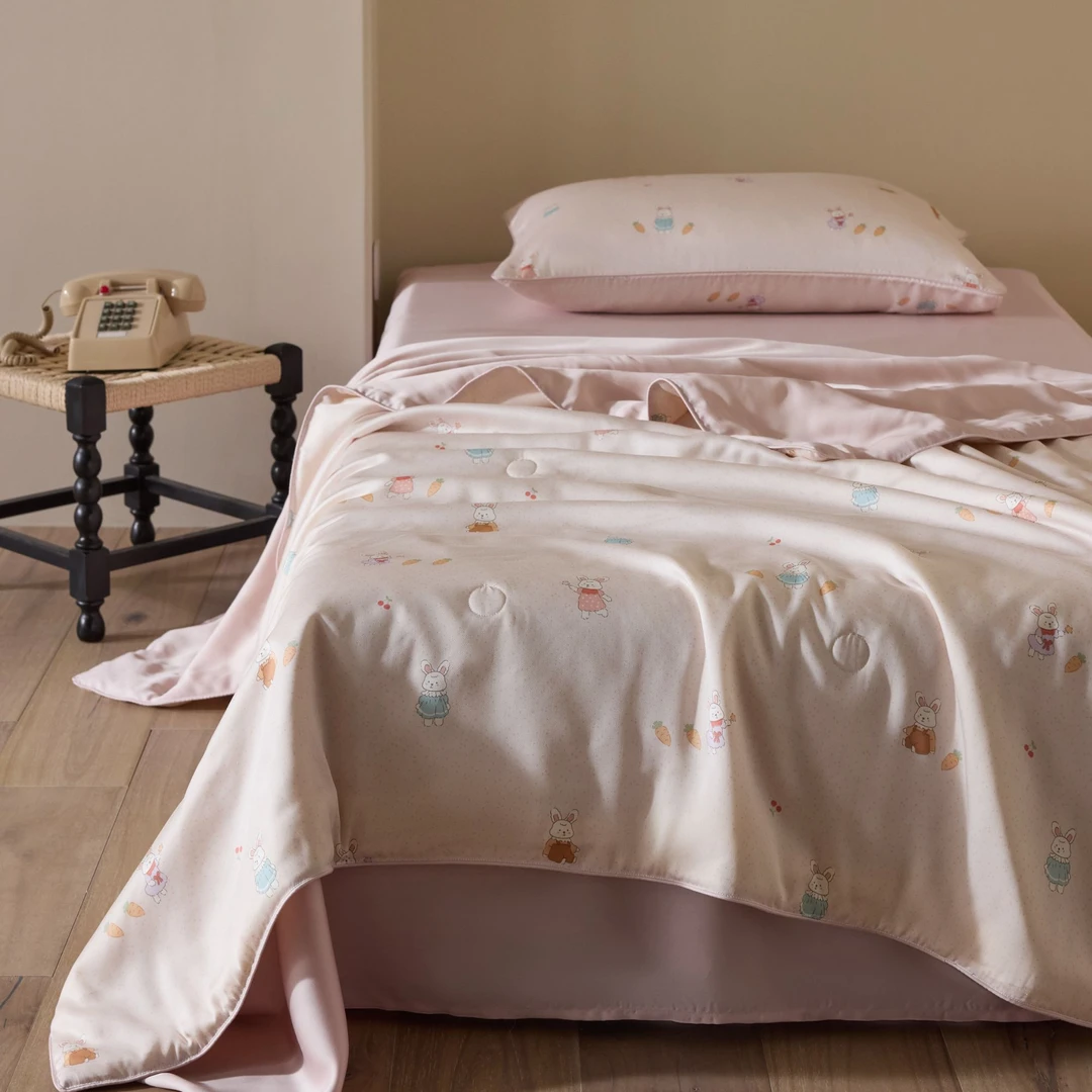 【大鹅特惠专场】儿童可爱被子凉感莱赛尔夏凉被子空调被芯被子