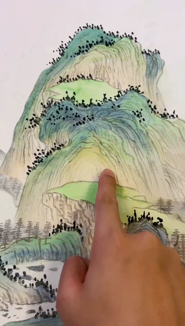 国画周建真绘画作品24-15