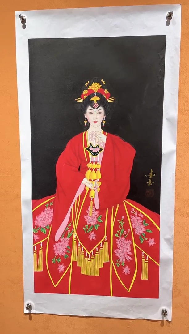 国画刘金玉教授亲笔手绘