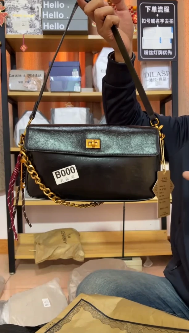 小牛剖层皮革老张家女包000