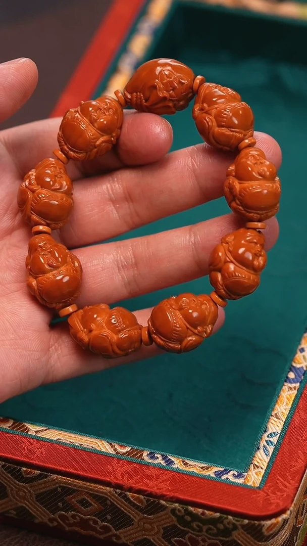 【闪购商品】橄榄核吊坠财神手串