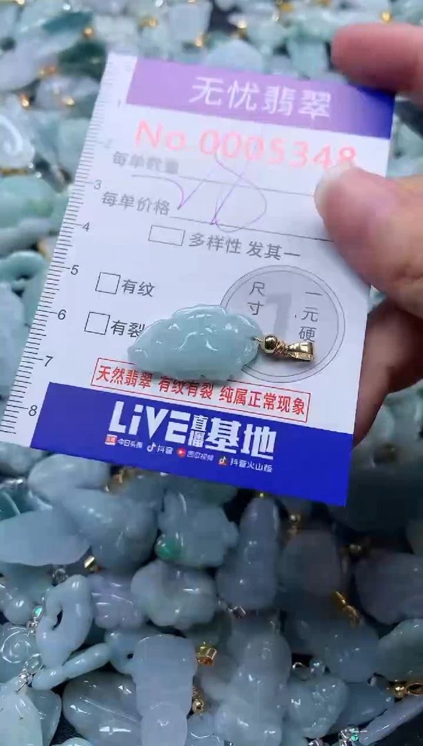 颈饰未镶嵌翡翠5348