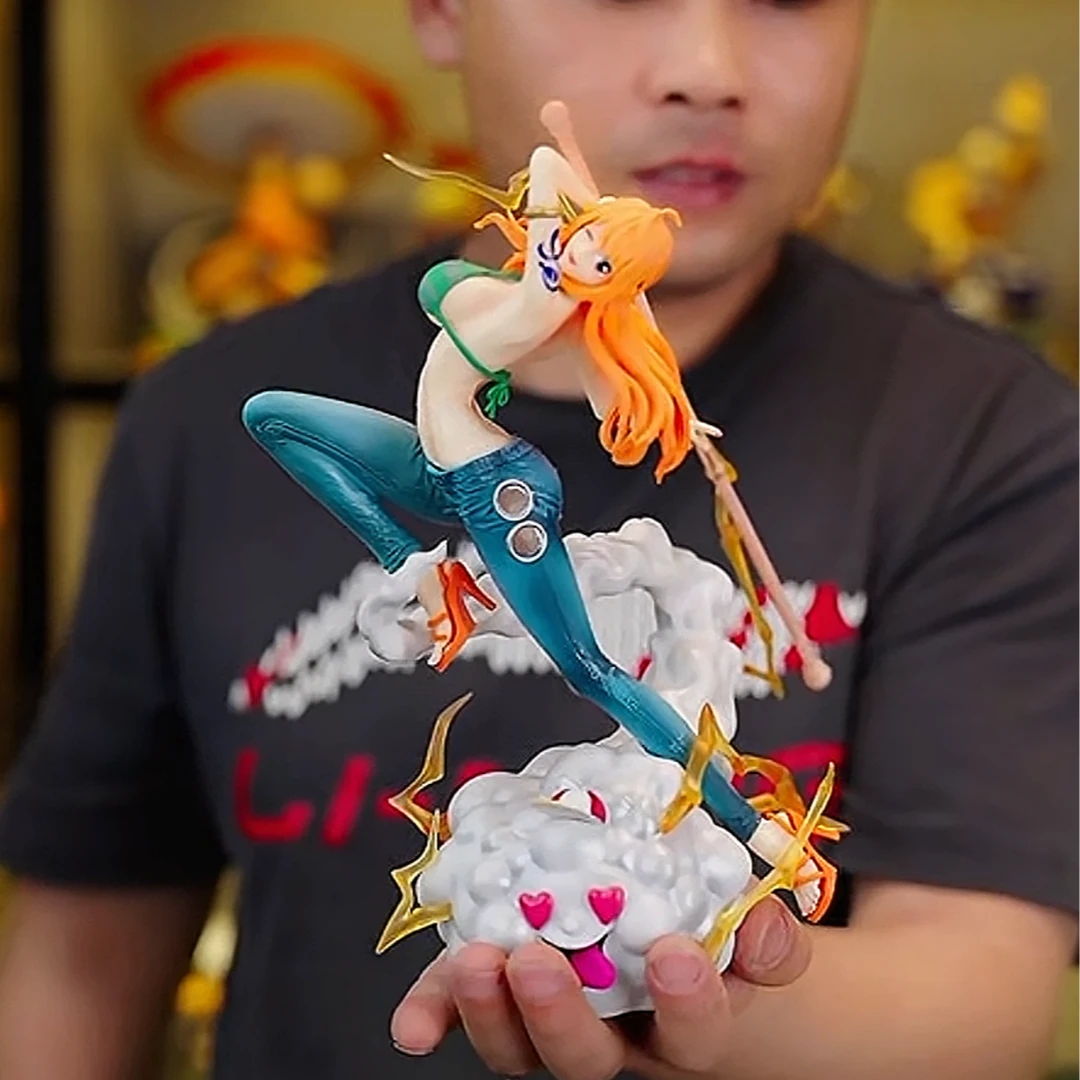 海贼王泳装娜美场景桌摆潮玩模型手办带宝箱