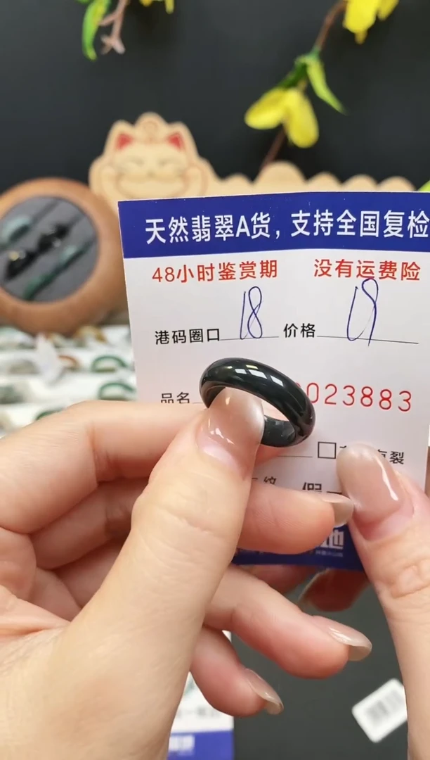 未镶嵌戒指翡翠3883