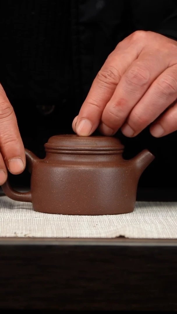 茶壶紫砂手磨料德中