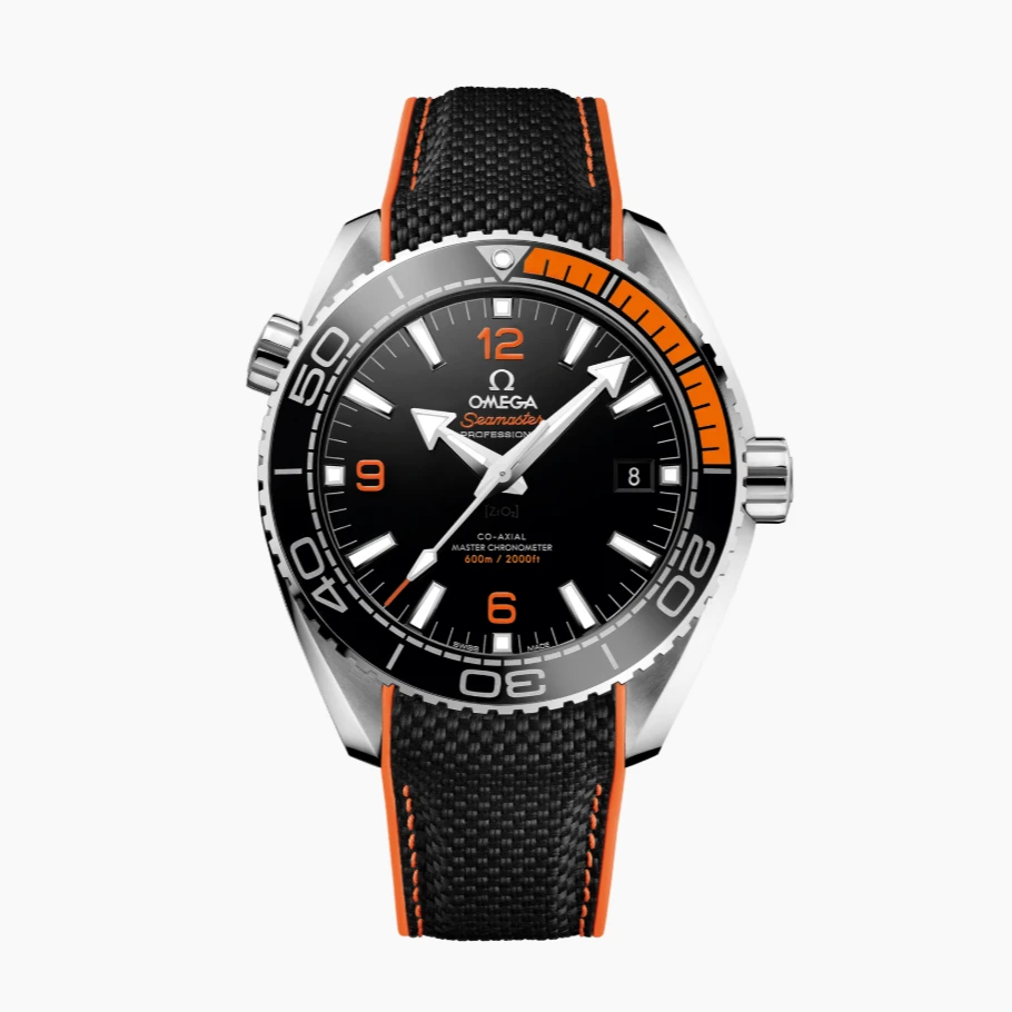 未使用 Omega/欧米茄 海马600¼橙胶带自动腕表43.5毫米公价54500
