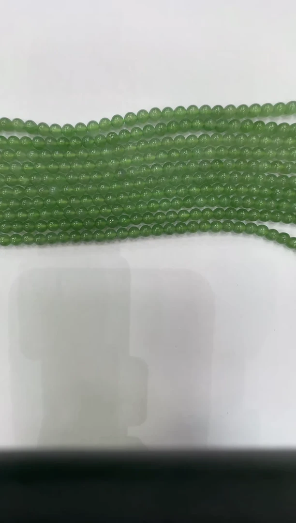 颈饰未镶嵌翡翠水**漪天然A货翡翠冰绿项链 多样性发一件