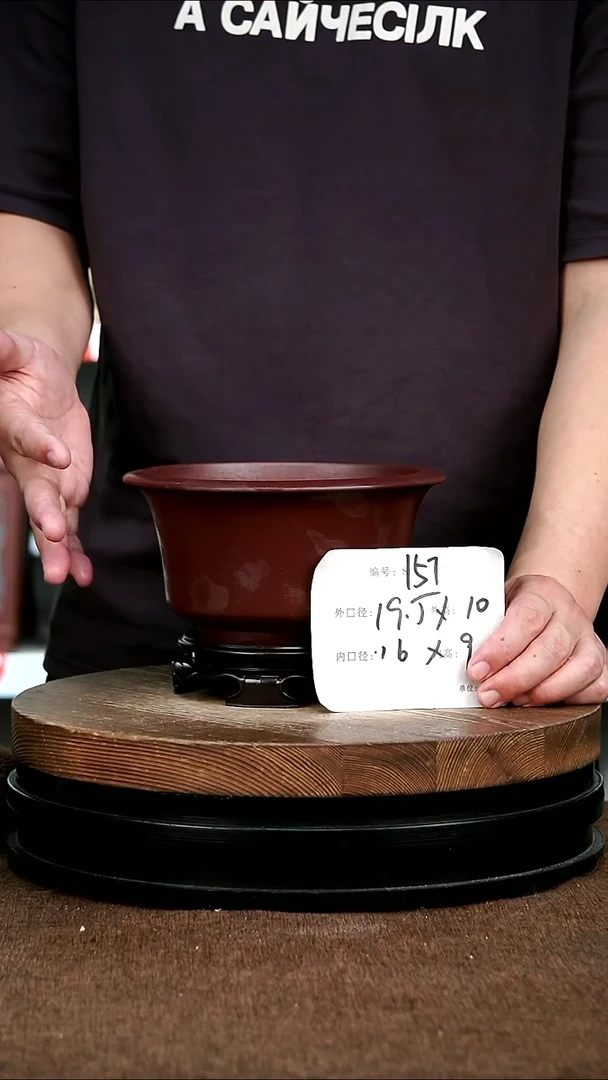 紫砂花盆花卉园艺157+S
