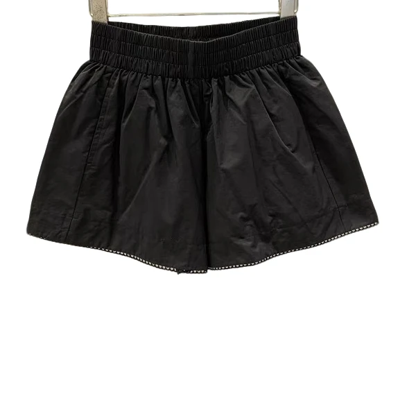 夏季百搭松紧腰短裤夏款简约韩版短裤