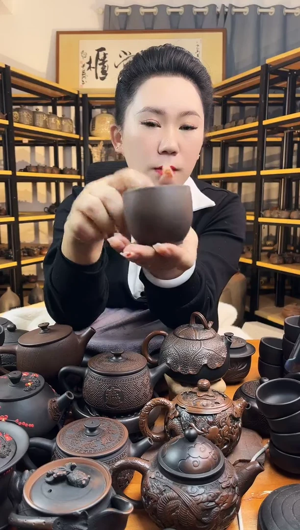 【闪购商品】壶  素 主人杯 菩提纹