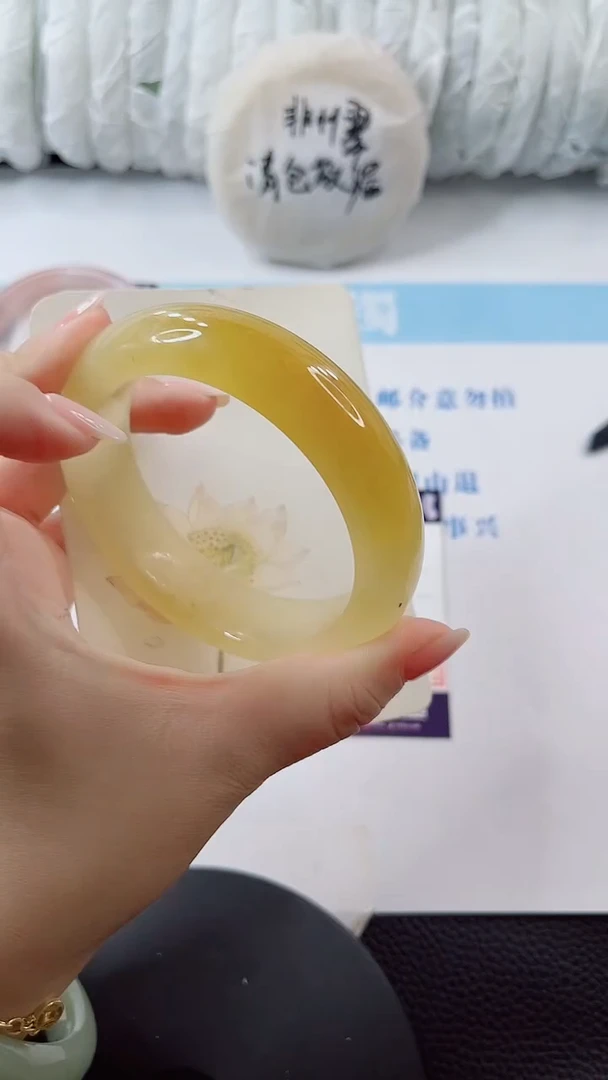 未镶嵌手镯石英质玉多样性发货V64-62
