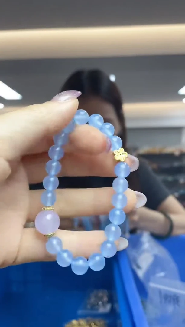 海蓝宝石手串未镶嵌（多样性发一件）定制