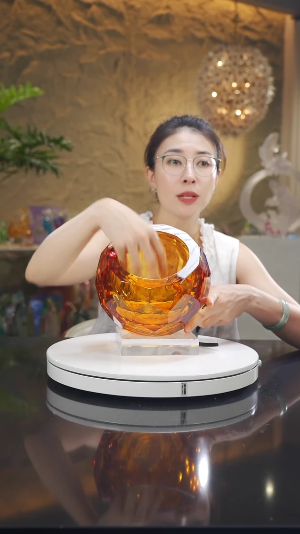 陶瓷琥珀金聚宝盆