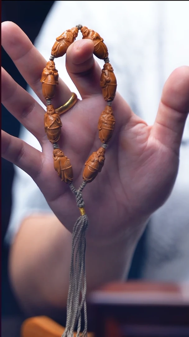 手串/手链橄榄核立雕【八方来财】