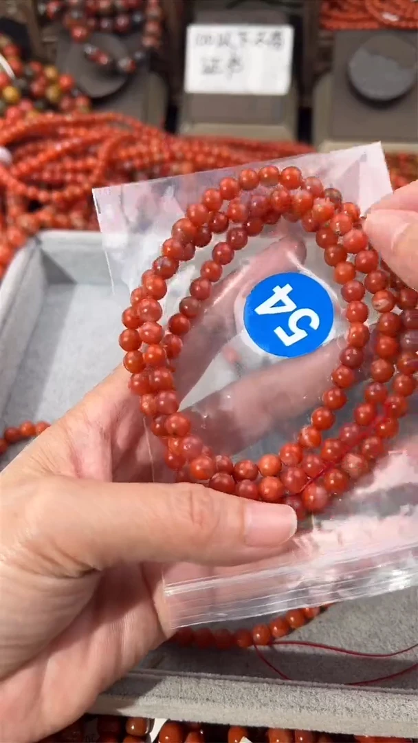 南红玛瑙手串未镶嵌6