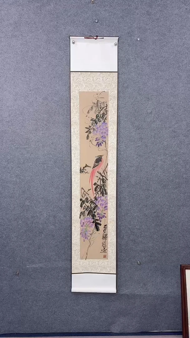 国画水***舞175*32吴铁成作品