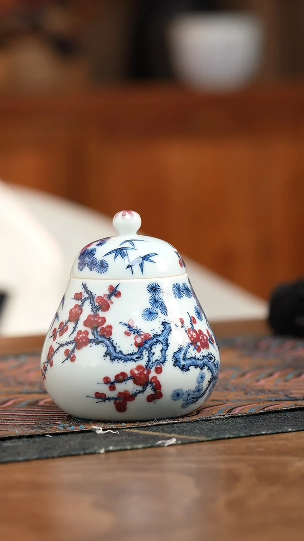 【闪购商品】阳春白雪松竹梅茶叶罐