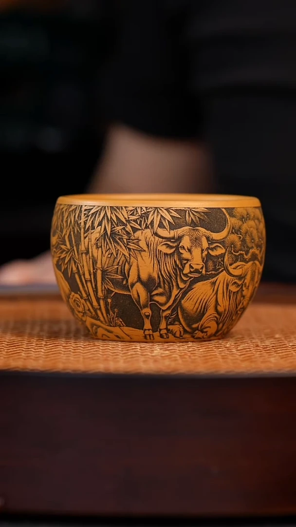 茶杯紫砂宜兴全手工紫砂杯