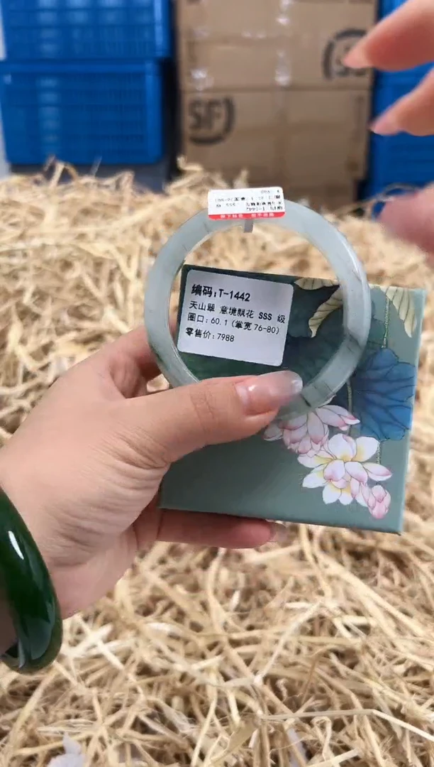 未镶嵌手镯石英质玉T-1442