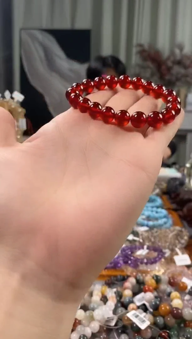 未镶嵌手链石榴石石榴石