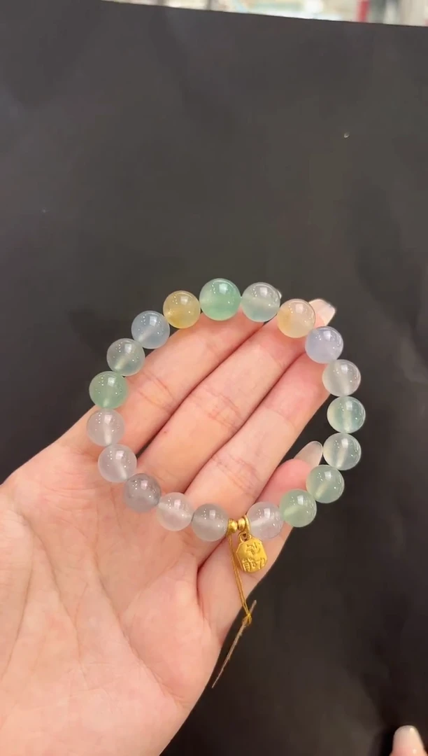 未镶嵌手串翡翠多宝手串多人不退不换