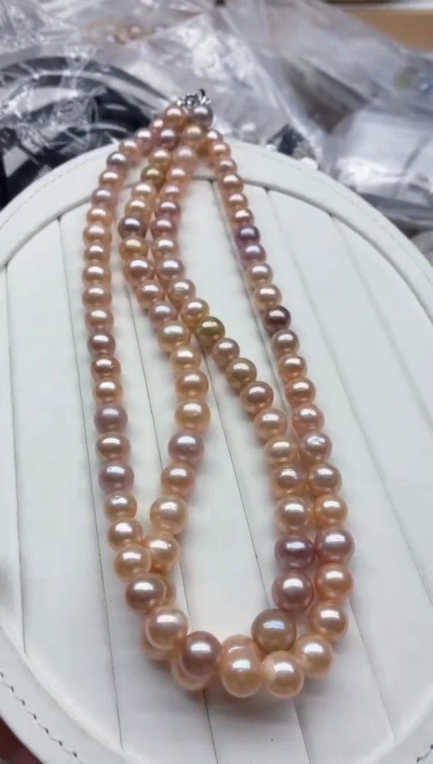 项链未镶嵌淡水珍珠多样性发其一，非无暇