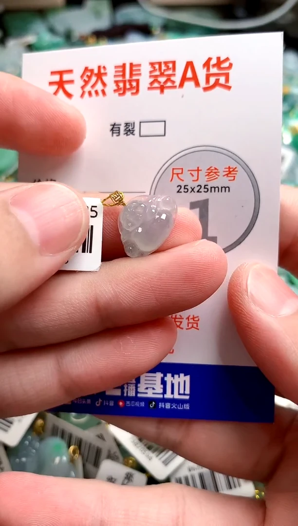 翡翠18K金镶嵌颈饰0617146785