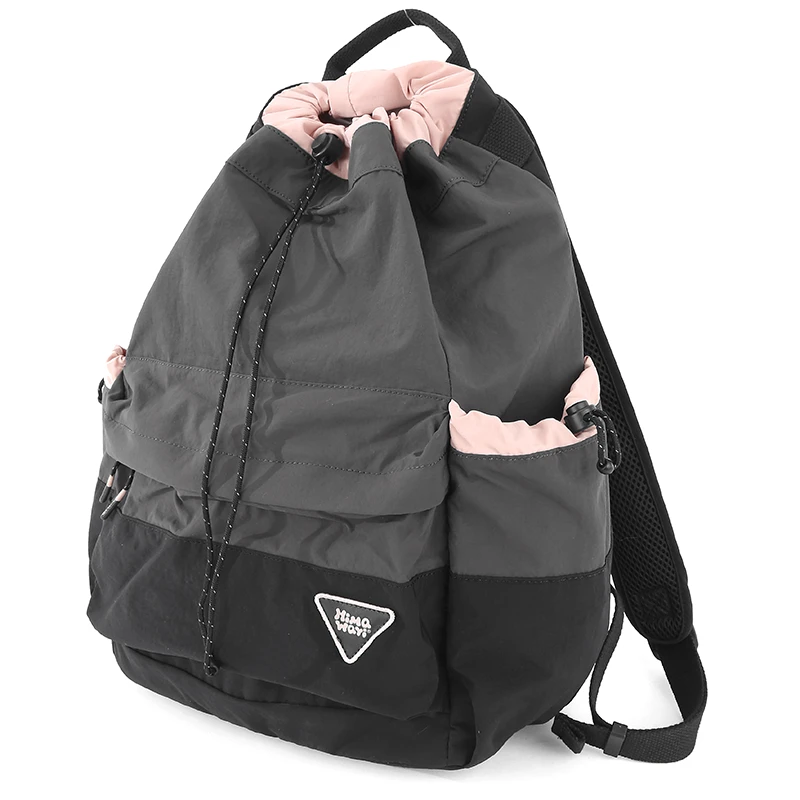 轻便防水尼龙布双肩包时尚休闲旅游多功能背包个性百搭款