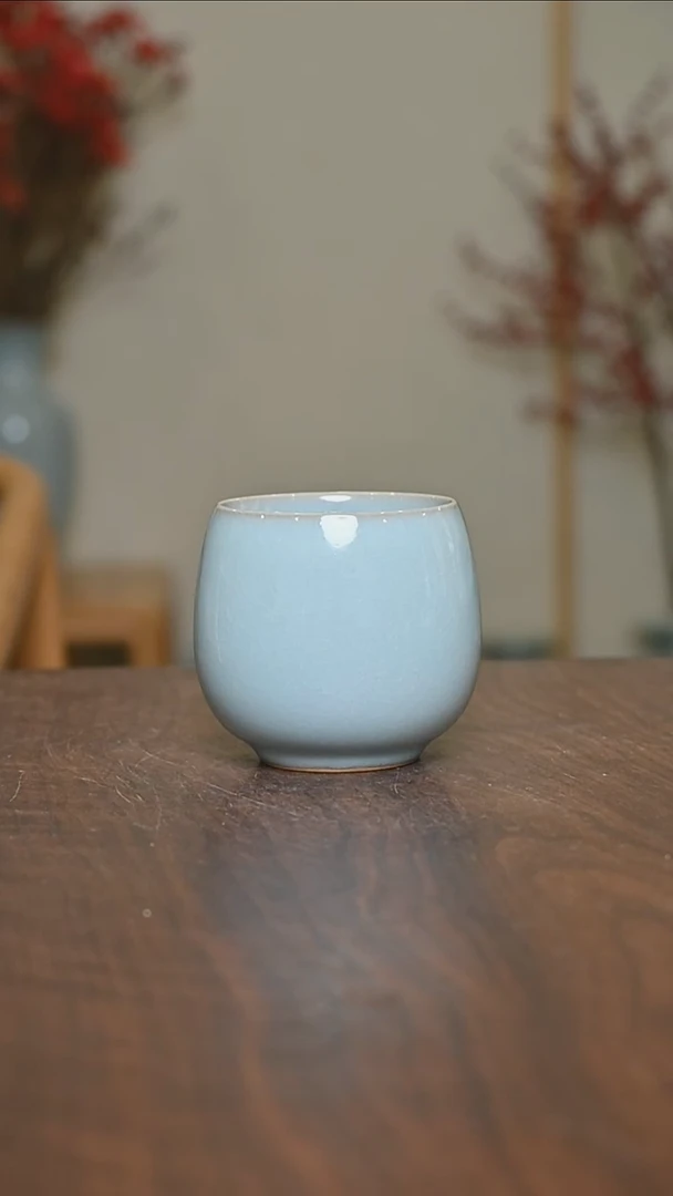 【闪购商品】其他17#微瑕天青无款暖心杯150毫升